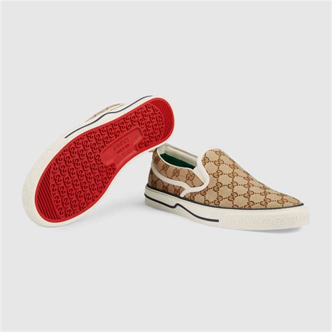 gucci brown heel shoes with buckle|gucci men's slip on shoes.